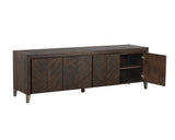 Greyson Media Console and Cabinet - Smoke Acacia 103369 Sunpan