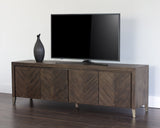 Greyson Media Console and Cabinet - Smoke Acacia 103369 Sunpan