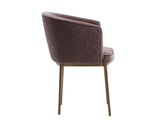 Cornella Dining Armchair - Blush Purple 103497 Sunpan