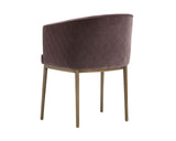 Cornella Dining Armchair - Blush Purple 103497 Sunpan