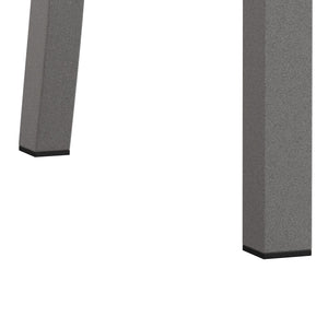 English Elm Metal Dining Chairs Set Of 4 – Sleek Grey Pu Leather & Durable Steel Frame For Modern Dining Spaces W757P232719