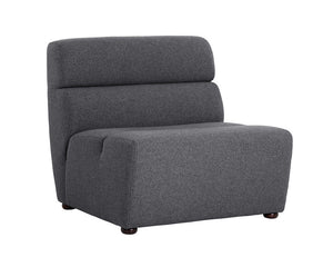 Cornell Modular - Armless Chair - Polo Club Kohl Grey 103503 Sunpan