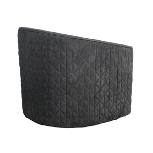 Olivia + Quinn Westwood Leather Swivel Chair – Luxurious Comfort & Style With Handrubbed Angelina Smoke Finish Angelina Smoke Leather,Foam,Wood 1035_Agl9801