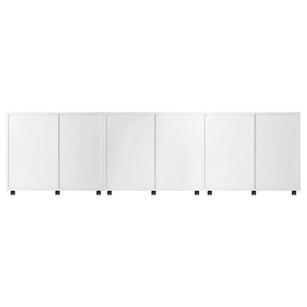 Winsome Wood Halifax 3-piece Mobile Cabinet Set With File Drawer & Versatile Storage For Home Office & More White Composite Wood 10361-winsome-wood