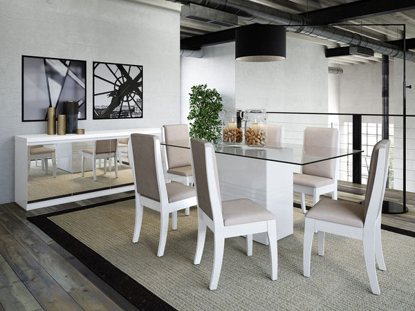 Viennese 2.0 Sideboard in White Gloss 103652 Manhattan Comfort