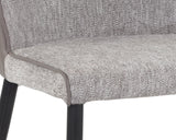 Klaus Dining Chair - Flint Grey / Napa Taupe 103786 Sunpan