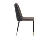 Klaus Dining Chair - Sparrow Grey / Napa Black 103787 Sunpan