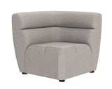 Cornell Modular - Corner Chair - Polo Club Stone 103827 Sunpan