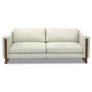 English Elm Richard 83-Inch Eco-Conscious Sofa: Luxurious Semi-Aniline Leather, Spacious Comfort & Easy Care B136P364300-GIGA