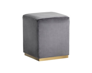 Cricket Ottoman - Grey 103948 Sunpan