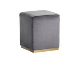 Cricket Ottoman - Grey 103948 Sunpan