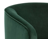 Hazel Swivel Lounge Chair - Gold - Deep Green Sky 103999 Sunpan