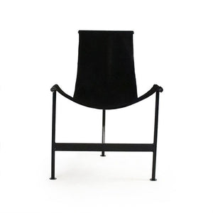 Black Hide Sling Chair Black Metal / Black Cowhide 1039 Black Zentique