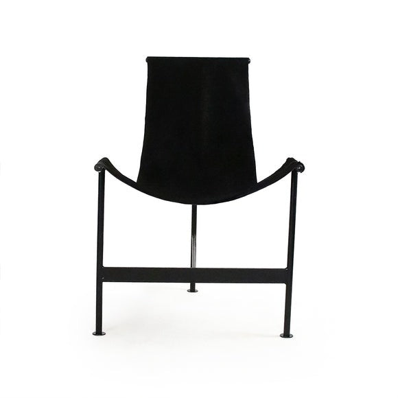 Black Hide Sling Chair Black Metal / Black Cowhide 1039 Black Zentique