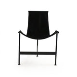 Black Hide Sling Chair Black Metal / Black Cowhide 1039 Black Zentique