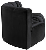 Arc Black Velvet Modular Sofa 103Black-S3D Meridian Furniture