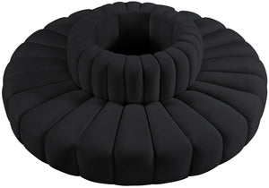 Arc Black Velvet Modular Sofa 103Black-S8D Meridian Furniture