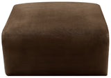 Arc Brown Velvet Ottoman 103Brown-Ott Meridian Furniture