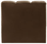 Arc Brown Velvet Straight Chair 103Brown-ST Meridian Furniture