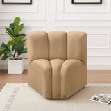 Arc Camel Velvet Curved Corner 103Camel-CC Meridian Furniture