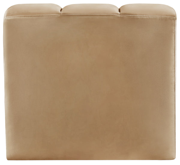 Arc Camel Velvet Curved Corner 103Camel-CC Meridian Furniture