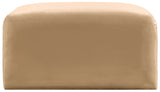 Arc Camel Velvet Ottoman 103Camel-Ott Meridian Furniture