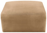 Arc Camel Velvet Ottoman 103Camel-Ott Meridian Furniture