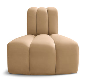 Arc Camel Velvet Reverse Corner 103Camel-RC Meridian Furniture
