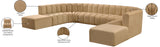 Arc Camel Velvet Modular Sofa 103Camel-S10A Meridian Furniture