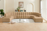 Arc Camel Velvet Modular Sofa 103Camel-S10A Meridian Furniture