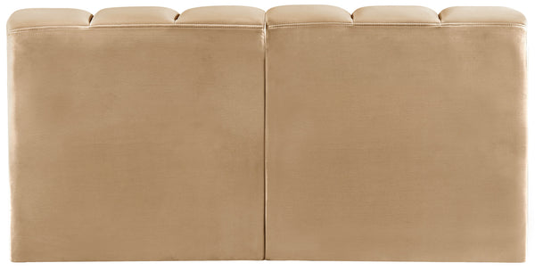 Arc Camel Velvet Modular Sofa 103Camel-S2A Meridian Furniture