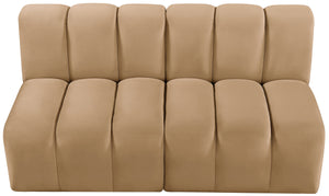 Arc Camel Velvet Modular Sofa 103Camel-S2A Meridian Furniture