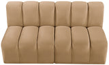 Arc Camel Velvet Modular Sofa 103Camel-S2A Meridian Furniture