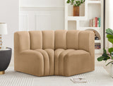 Arc Camel Velvet Modular Sofa 103Camel-S2B Meridian Furniture