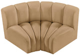 Arc Camel Velvet Modular Sofa 103Camel-S2B Meridian Furniture