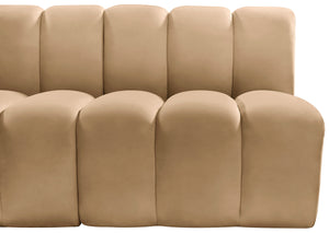 Arc Camel Velvet Modular Sofa 103Camel-S3B Meridian Furniture