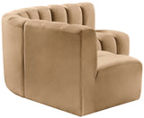 Arc Camel Velvet Modular Sofa 103Camel-S4B Meridian Furniture