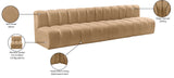 Arc Camel Velvet Modular Sofa 103Camel-S4E Meridian Furniture