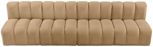 Arc Camel Velvet Modular Sofa 103Camel-S4E Meridian Furniture