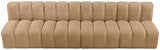 Arc Camel Velvet Modular Sofa 103Camel-S4E Meridian Furniture