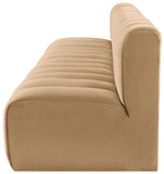 Arc Camel Velvet Modular Sofa 103Camel-S4E Meridian Furniture