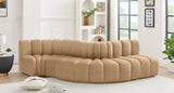 Arc Camel Velvet Modular Sofa 103Camel-S5B Meridian Furniture