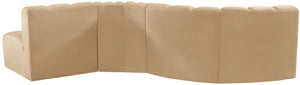 Arc Camel Velvet Modular Sofa 103Camel-S5B Meridian Furniture