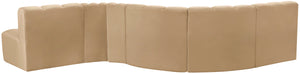 Arc Camel Velvet Modular Sofa 103Camel-S6A Meridian Furniture