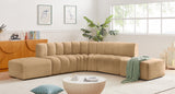 Arc Camel Velvet Modular Sofa 103Camel-S6C Meridian Furniture