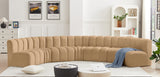 Arc Camel Velvet Modular Sofa 103Camel-S7B Meridian Furniture