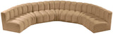 Arc Camel Velvet Modular Sofa 103Camel-S7B Meridian Furniture