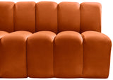 Arc Cognac Velvet Modular Sofa 103Cognac-S10A Meridian Furniture