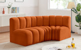 Arc Cognac Velvet Modular Sofa 103Cognac-S3A Meridian Furniture