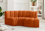 Arc Cognac Velvet Modular Sofa 103Cognac-S3D Meridian Furniture